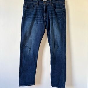 REVTOWN Sharp Jeans Mens 36x30 Dark Blue Straight Decade Denim Pants 5-Pocket